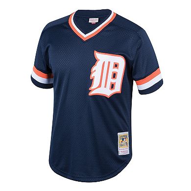 Youth Mitchell & Ness Kirk Gibson Navy Detroit Tigers Cooperstown Collection Mesh Batting Practice Jersey
