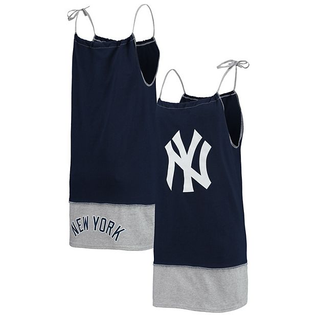 Women's Refried Apparel Navy New York Yankees Sleeveless Tank Dress