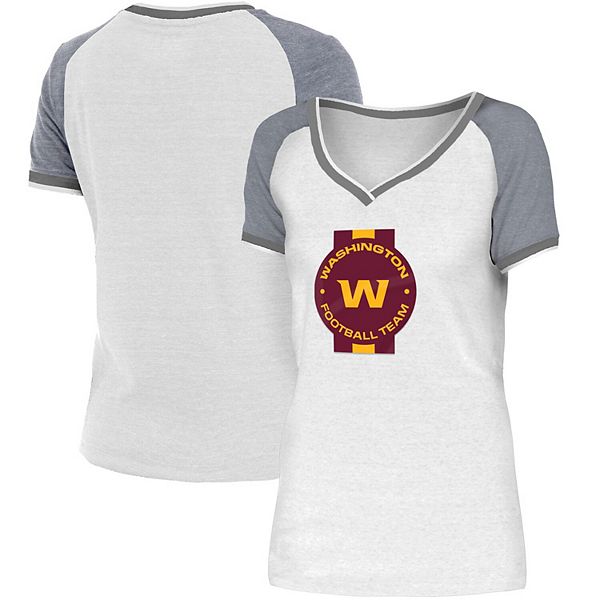 New Era NFL Women’s Washington Team Word Flex V-Neck T-Shirt Large