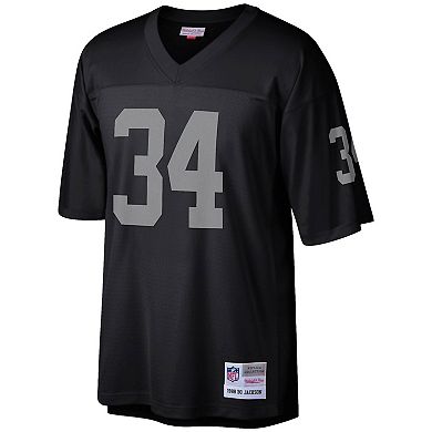Men's Mitchell & Ness Bo Jackson Black Las Vegas Raiders Legacy Replica Jersey