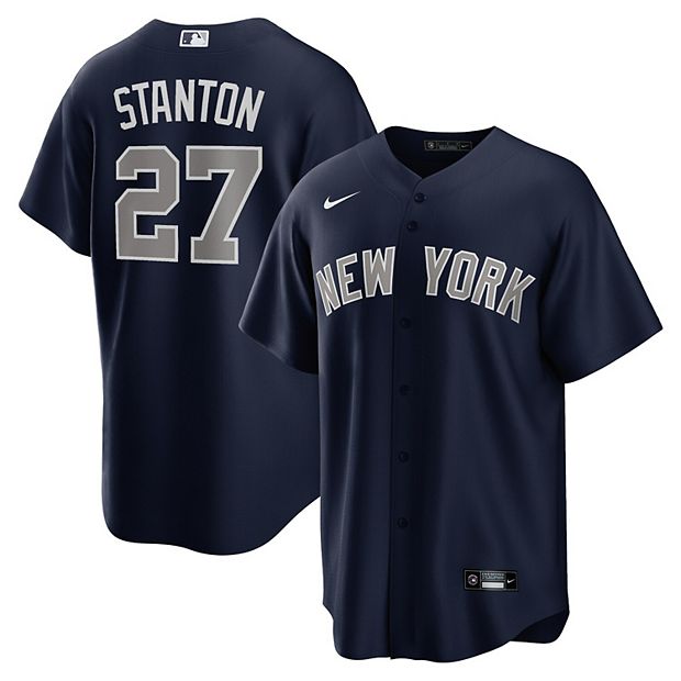 Women's Nike Giancarlo Stanton White New York Yankees Home Replica