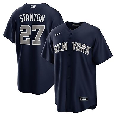 Men's Nike Giancarlo Stanton Navy New York Yankees Alternate Replica Player Jersey