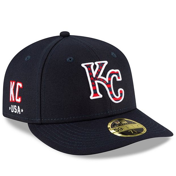 Men's Kansas City Royals New Era Black & White Low Profile 59FIFTY Fitted  Hat