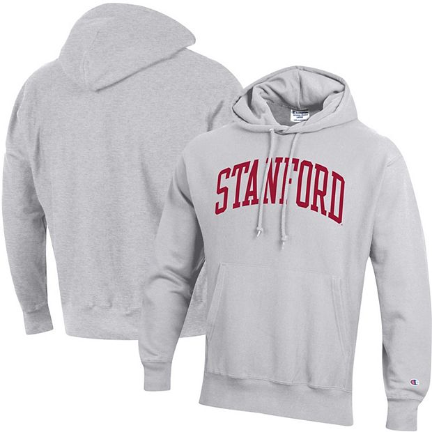 Stanford Cardinals Men's Champion Long Sleeve T-Shirt-Gray, Size: 2XL