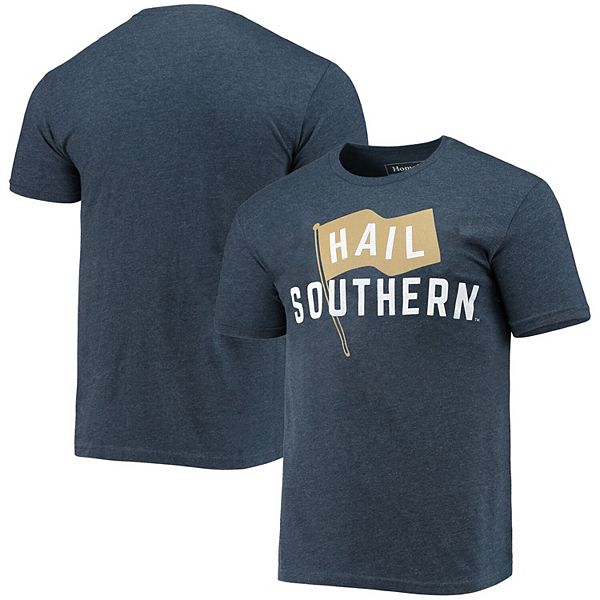 Men's Homefield Heathered Navy Georgia Southern Eagles Vintage Hail  Southern T-Shirt