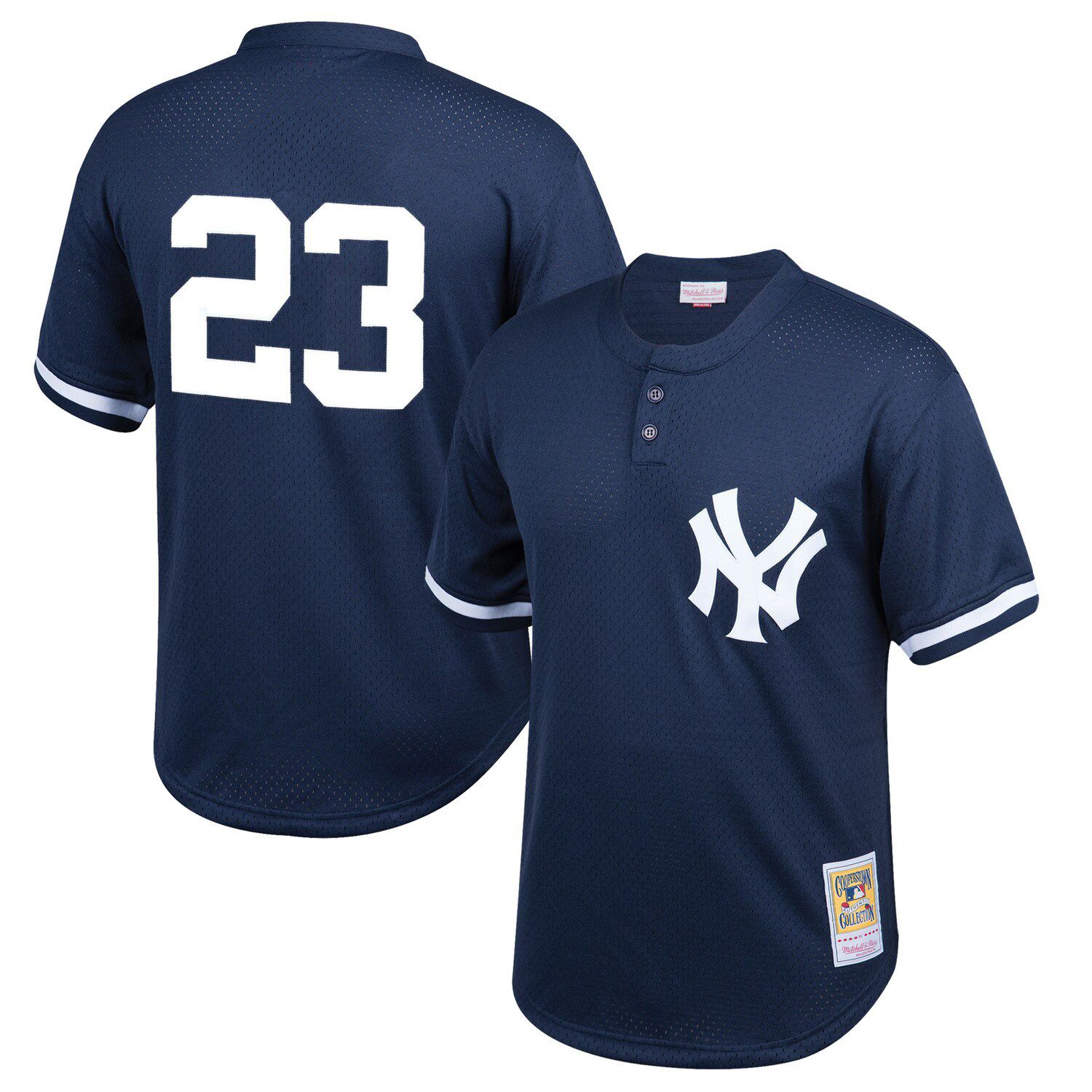 Image for Unbranded Youth Mitchell & Ness Don Mattingly Navy New York Yankees Cooperstown Collection Mesh Batting Practice Jersey at Kohl's.