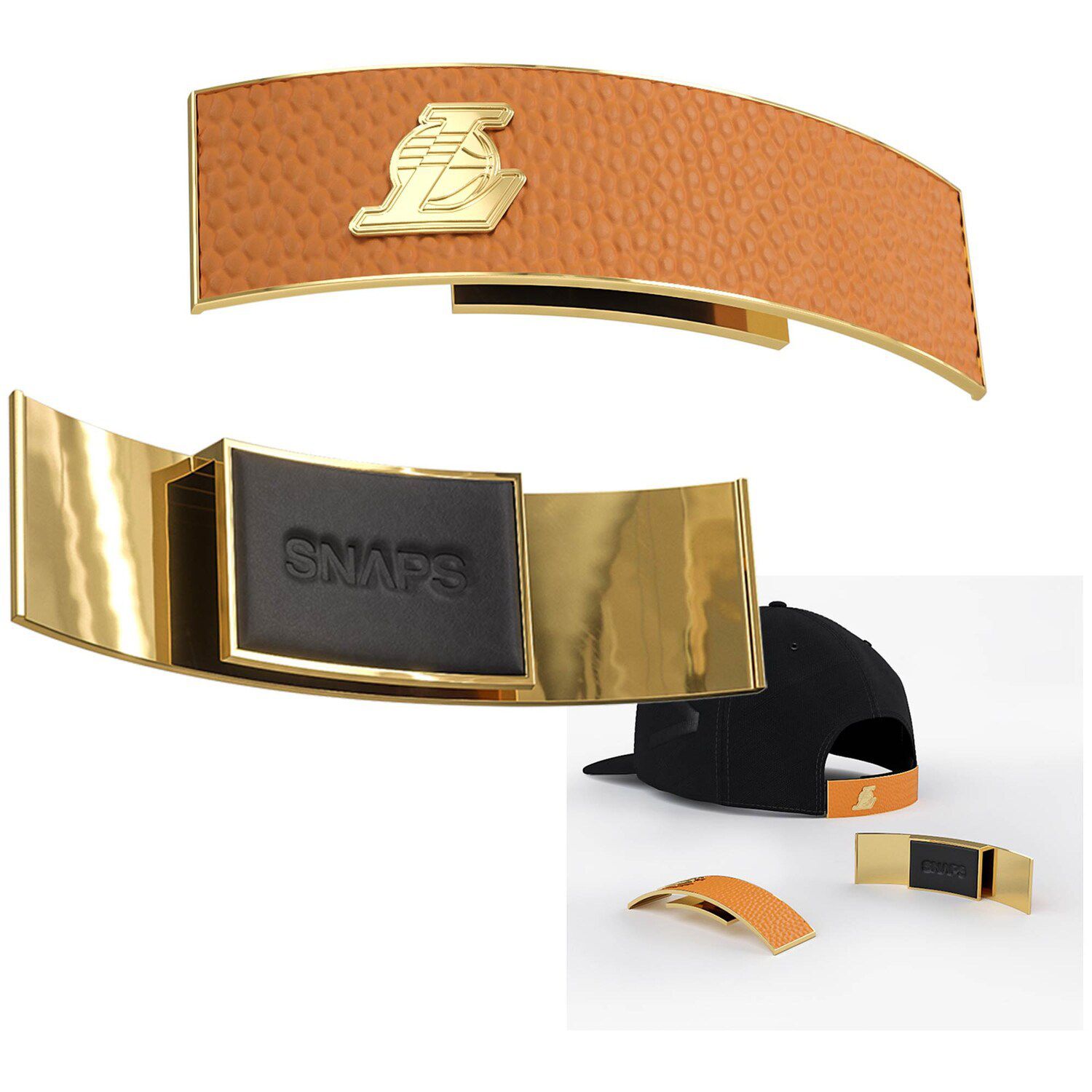 Image for Unbranded SNAPS Los Angeles Lakers Baller Hat Strap Accessory Clip at Kohl's.