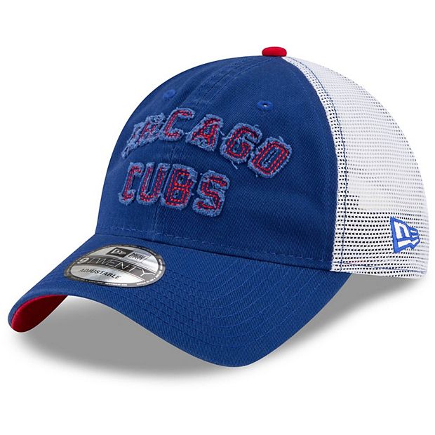 MLB Fan Favorite Chicago Cubs Men Blue Relaxed Curved Bill Adjustable Hat  Cap