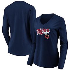 Minnesota Twins Fanatics Branded Team Front Line Long Sleeve T-Shirt - Navy