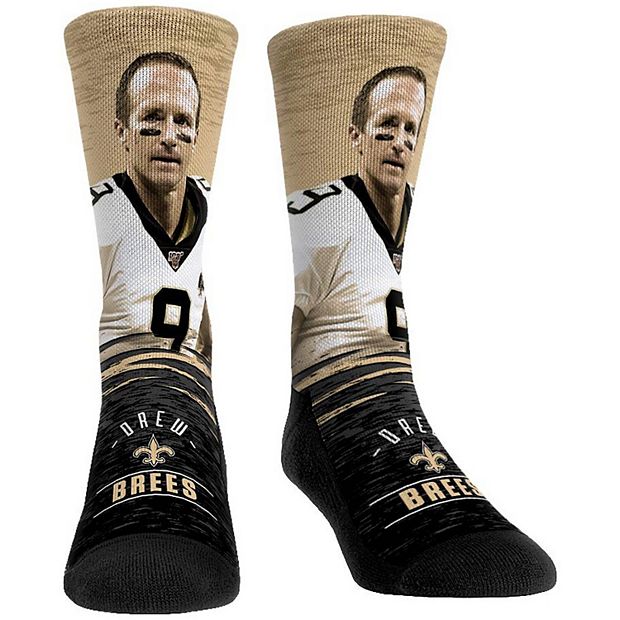 New Orleans Saints | Custom Jersey | L/XL | Gold | Rock 'Em Socks