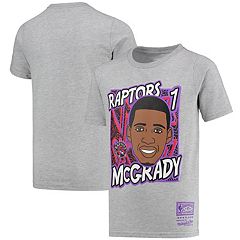 Mitchell & Ness Men's Retro Reload Toronto Raptors Tracy McGrady Red Player  T-Shirt