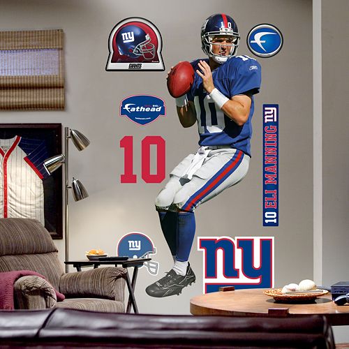 Fathead New York Giants Eli Manning Wall Decal