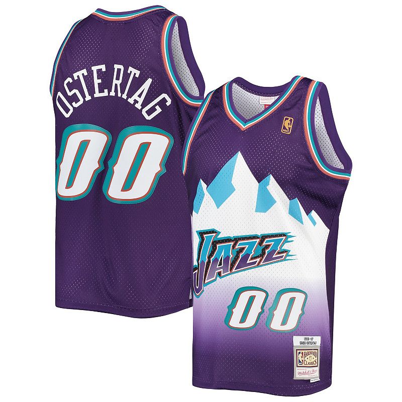 UPC 195563004043 product image for Men's Mitchell & Ness Greg Ostertag Purple Utah Jazz 1996-1997 Authentic Hardwoo | upcitemdb.com
