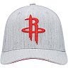Men's Mitchell & Ness Heathered Gray Houston Rockets Redline Snapback Hat