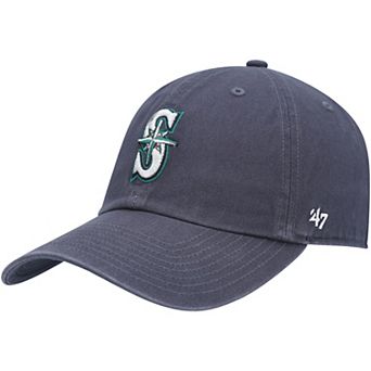 Men's '47 Navy Seattle Mariners Heritage Clean Up Adjustable Hat
