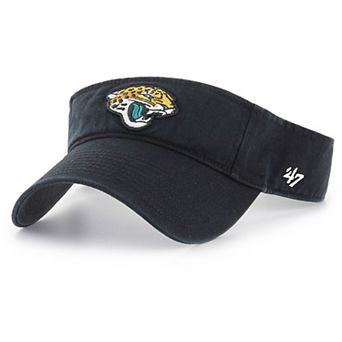 Men's '47 Black Jacksonville Jaguars Clean Up Visor