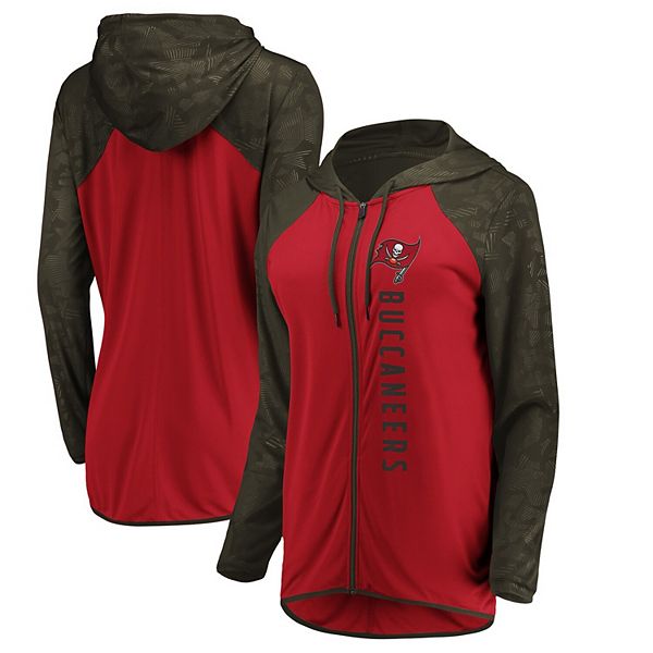 Reebok Tampa Bay Buccaneers Women's Letterman Full Zip Hoodie