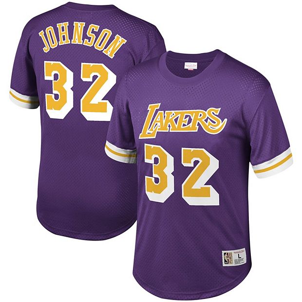 Women's Mitchell & Ness Magic Johnson Purple Los Angeles Lakers