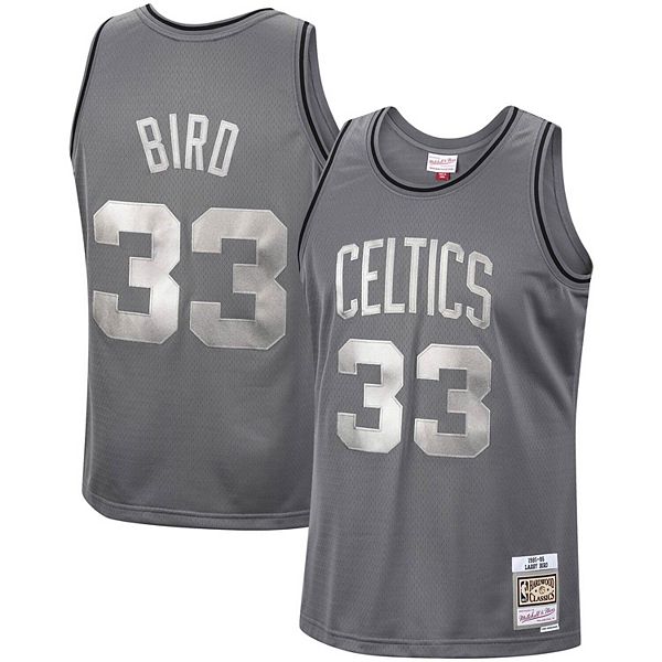 Larry Bird #33 Boston Celtics Black Reload Jersey