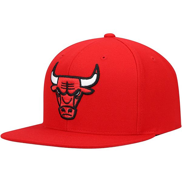 Mitchell & Ness Chicago Bulls Red Ground Stretch Snapback Hat