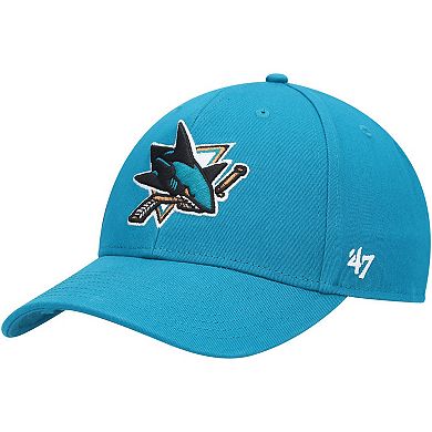 Men's '47 Teal San Jose Sharks Legend MVP Adjustable Hat