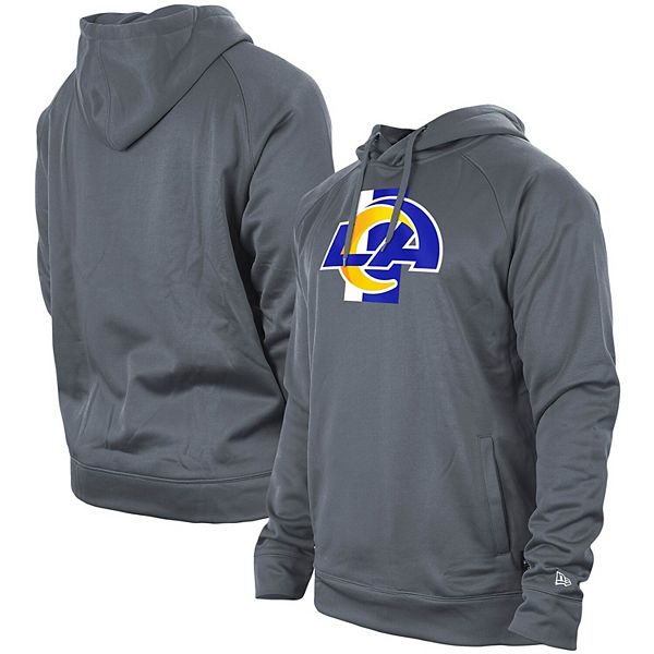 New Era Los Angeles Rams NFL Men's Game on Pullover Hoodie, Grey