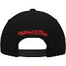 Men's Mitchell & Ness Black Houston Rockets Triple-Double Stretch Snapback Hat