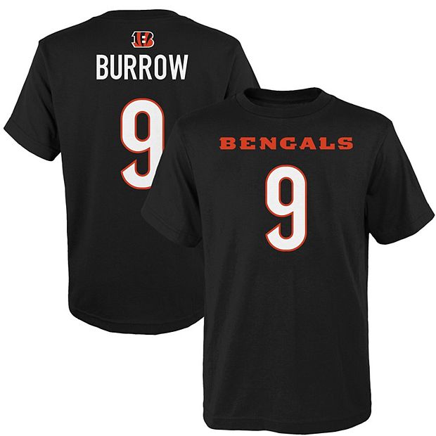 Men's Nike Joe Burrow White Cincinnati Bengals Name & Number T-Shirt