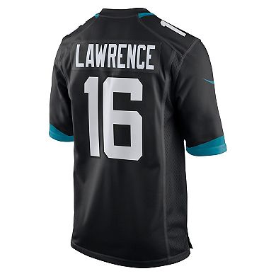 Men's Nike Trevor Lawrence Black Jacksonville Jaguars Alternate Player Game Jersey