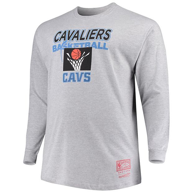 Adidas Cleveland Cavaliers Mens Grey Established Classic Long Sleeve Crew Sweatshirt