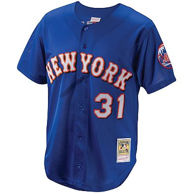 Youth Mitchell & Ness Mike Piazza Royal New York Mets Cooperstown Collection Batting Practice Jersey