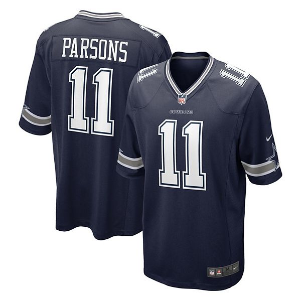 Nike Men's Dallas Cowboys Micah Parsons #11 Navy Game Jersey