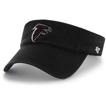 Men's '47 Black Atlanta Falcons Clean Up Visor