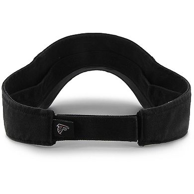 Men's '47 Black Atlanta Falcons Clean Up Visor