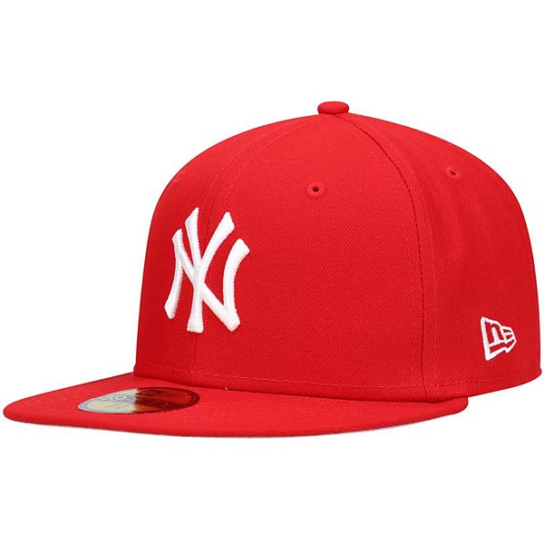 NEW ERA 59FIFTY NEW YORK YANKEES RED/WHITE FITTED CAP – FAM