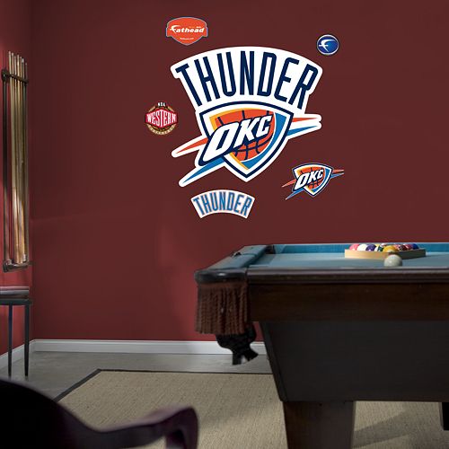 Fathead Oklahoma City Thunder Logo Wall Decal