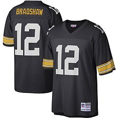 Mitchell & Ness Youth Boys Troy Polamalu Black and Gold Pittsburgh Steelers  Split Legacy Jersey