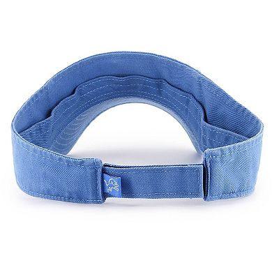Men's '47 Blue Detroit Lions Clean Up Visor