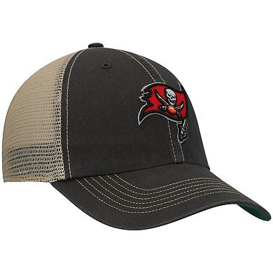 Men's '47 Pewter/Natural Tampa Bay Buccaneers Trawler Trucker Clean Up Snapback Hat