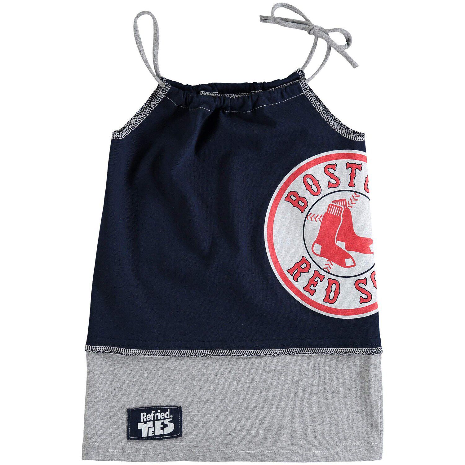 Image for Unbranded Girls Toddler Refried Apparel Navy Boston Red Sox Sustainable T-Shirt Tank Top Dress at Kohl's.