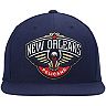 Men's Mitchell & Ness Navy New Orleans Pelicans Team Ground Snapback Hat