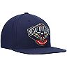 Men's Mitchell & Ness Navy New Orleans Pelicans Team Ground Snapback Hat