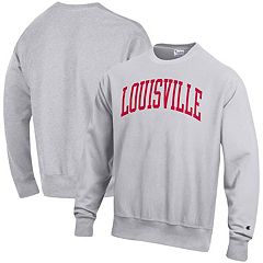  University of Louisville Cardinals Logo Sweatshirt : Sports &  Outdoors