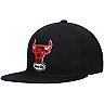 Men's Mitchell & Ness Black/Pink Chicago Bulls Santa Ana Under Prime Snapback Hat