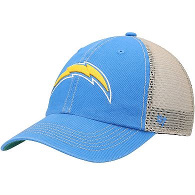 Men's '47 Powder Blue/Natural Los Angeles Chargers Trawler Trucker Clean Up Snapback Hat