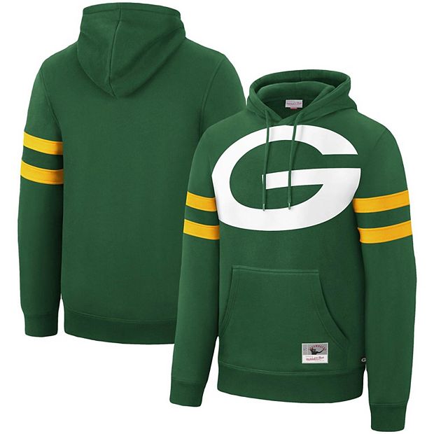 Green Bay Packers Mitchell & Ness Throwback Print Hoodie at the