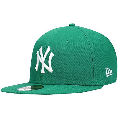 Men's New Era Kelly Green New York Yankees Logo White 59FIFTY
