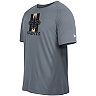 Men's New Era Gray New Orleans Saints Training Camp Raglan T-Shirt