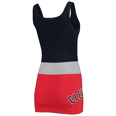 Women's Refried Apparel Navy Cleveland Indians Sustainable Tri-Blend Tank Top