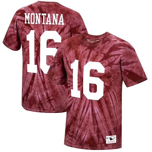 Mitchell & Ness Men's Mitchell & Ness Joe Montana Scarlet San Francisco 49ers  Big Tall 1990 Retired Player Replica Jersey